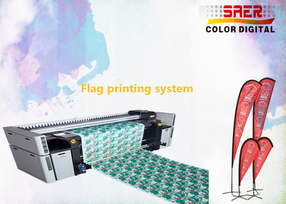 Çift CMYK ile geniş formatlı dijital tekstil baskı makinesi