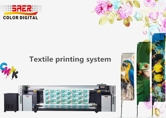 SAER Polyester kumaşları için çok renkli sublimasyon baskı makinesi