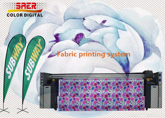 Tümü bir Mürekkep Atışlı Tekstil Baskı Makinesi SAER Fabrika Satışı