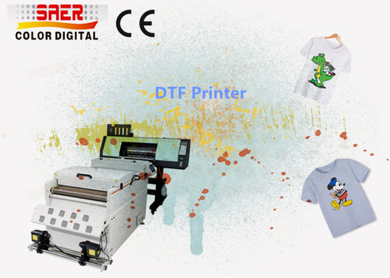 Toz sallama makinesi ile 60cm DTF Pring makinesi