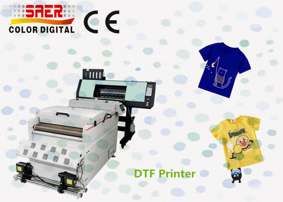 Dijital 60cm mürekkep püskürtücü tişört baskı makinesi ısı transferi PET film DTF yazıcısı