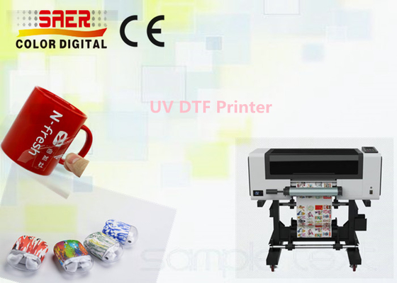 A3 Boyutlu UV DTF Yazıcı Cam Metal Telefon Kutusu için Dijital Logo Yazdırma Makinesi