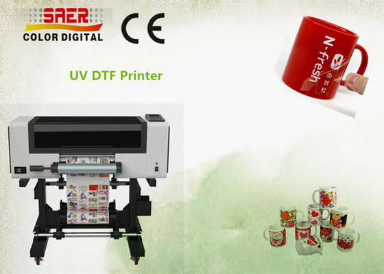 UV mürekkepli kişiselleştirilmiş çıkartma yüksek çözünürlüklü DTF yazıcısı