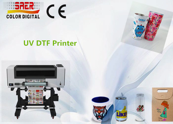 Roll To Roll UV DTF yazıcısı PET A B film yapımı Logo yazıcısı UV DTF transfer çıkartmaları