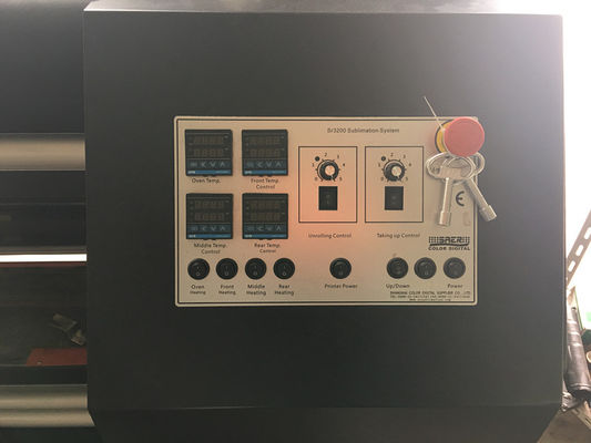 Yüksek Hızlı 380V 60HZ ile Özel Kumaş Süblimasyon Baskı Makinesi