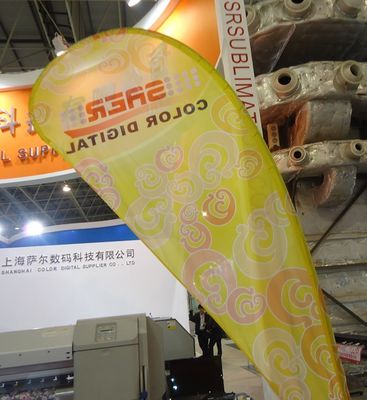 Kişiselleştirilmiş Konfeksiyon / Plaj Afiş Kumaş 1.4m 1.6m 1.8m Genişlik