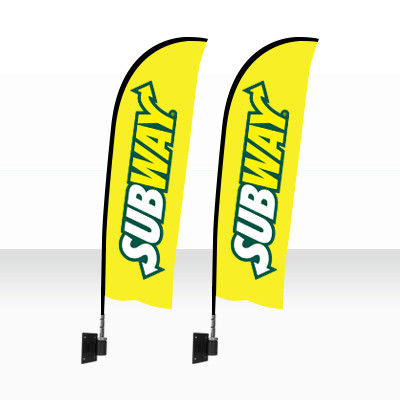 Bayrak / Afiş Bayrak Yapımı İçin Beyaz% 100 Kaplamalı Polyester Dijital Baskı Kumaş