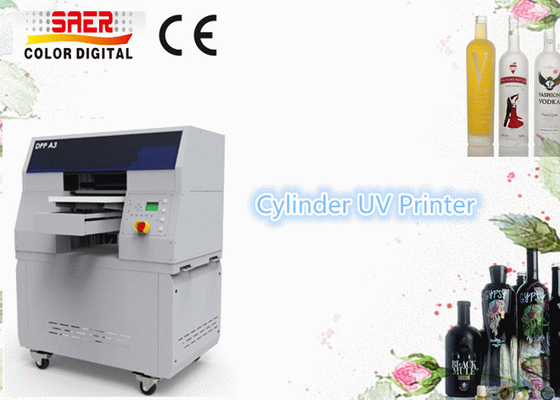 Yüksek çözünürlüklü Silindrik UV şişe Yazıcı Çevre dostu mürekkep yazıcısı