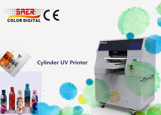 Fabrika Otomatik SAER Silindir UV Yazıcı / 360 UV Döner Yazıcı