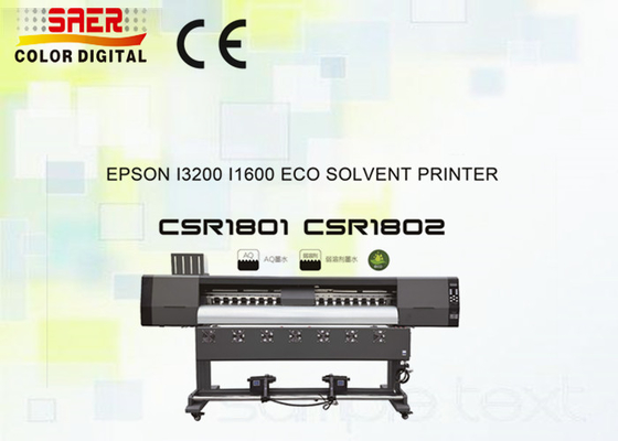 CMYK Renkli i3200 başlı Eco Solvent Yazıcı Mürekkep püskürtücüsü