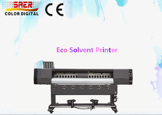 CMYK Renkli i3200 başlı Eco Solvent Yazıcı Mürekkep püskürtücüsü