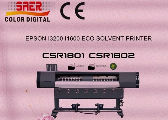 SAER Eco Solvent Printer 1.8m Yüksek çözünürlüklü baskı başlığı Eco Solvent Plotter