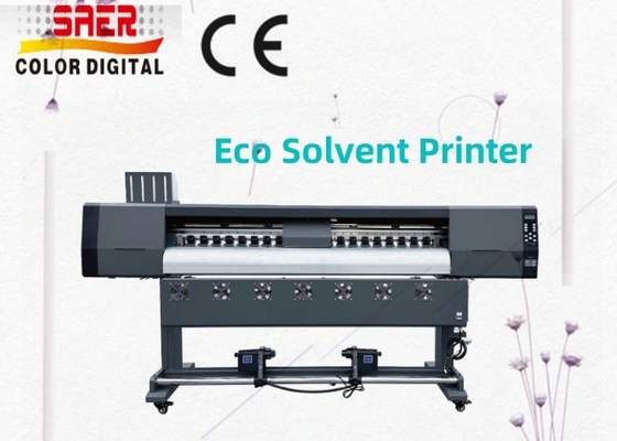 SAER Eco Solvent Printer 1.8m Yüksek çözünürlüklü baskı başlığı Eco Solvent Plotter