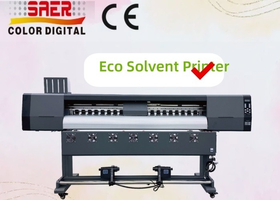Banner Plotter Duvar kağıdı baskı için büyük formatlı eko çözücü yazıcısı PVC levhalar Araba çıkartmaları Işık levhalar