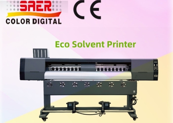 Ticari Pvc Flex Banner Etiketler Kağıt Eko Solvent Baskı Makinesi