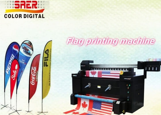 Polyester kumaş, saten kumaş, germe kumaş için bayrak sublimasyon yazıcısı