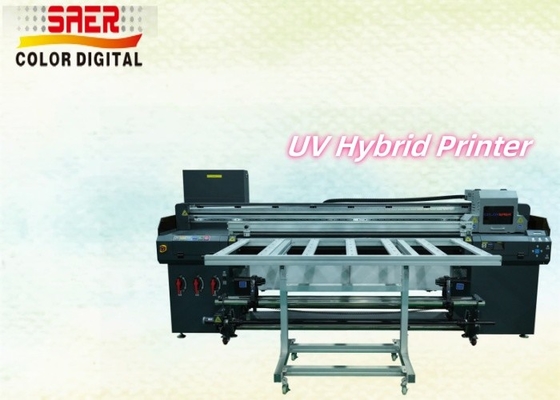 1.8m Ultraviyole Hibrit Yazıcı, Masa Büyük Formatlı, Yüksek Çözünürlüklü Yazdırma Kafası