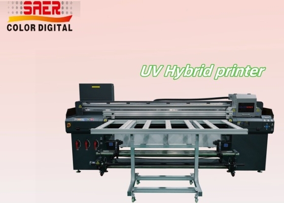 1.8m Ultraviyole Hibrit Yazıcı, Masa Büyük Formatlı, Yüksek Çözünürlüklü Yazdırma Kafası