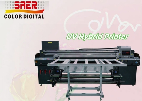 Ruloya Rulo & Flatbed Dijital UV Hibrit Yazıcı 1.8m UV Flatbed Yazıcı