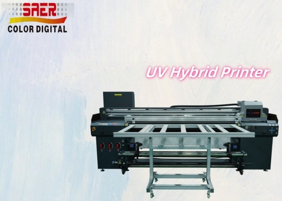 Poster Reklam Elektronik Dekorasyon Malzemeleri El sanatı Rulo Rulo Ekolojik Solvent Düz baskı UV Hibrit Yazıcı
