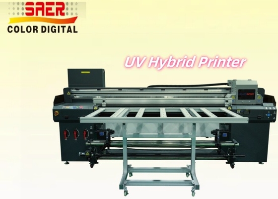 SAER Süper İndirimler Büyük Formatlı Ruloya Rulo & Flatbed UV Hibrit Yazıcı