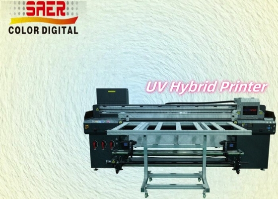 Çok Renkli Dijital Yazdırma Plotter Roll To Roll Ve Flatbed UV Mürekkep Jeti Yazıcısı