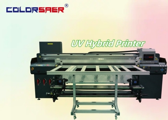 SAER UV Hibrit Dijital Baskı Plotter Flatbed and Roll to Roll UV Hibrit Mürekkep Jeti Yazıcı Üretimi