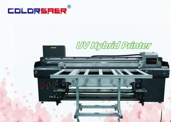 SAER UV Hibrit Dijital Baskı Plotter Flatbed and Roll to Roll UV Hibrit Mürekkep Jeti Yazıcı Üretimi