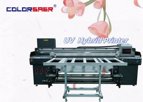 Fabrika Doğrudan Tedarik 1.8m UV Hibrit Mürekkep Atışlı Yazıcı