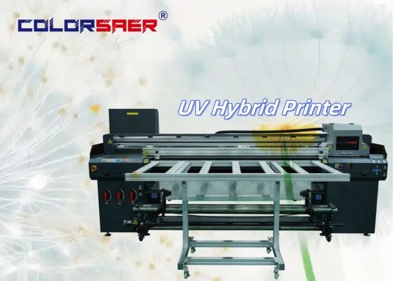 Fabrika Doğrudan Tedarik 1.8m UV Hibrit Mürekkep Atışlı Yazıcı