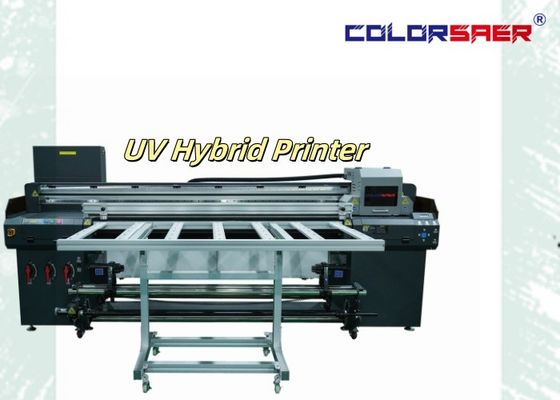 6 feet Digital UV Plotter Flatbed & Roll To Roll UV Hibrit Baskı Makinesi Maintop veya ONYX Yazılımı ile