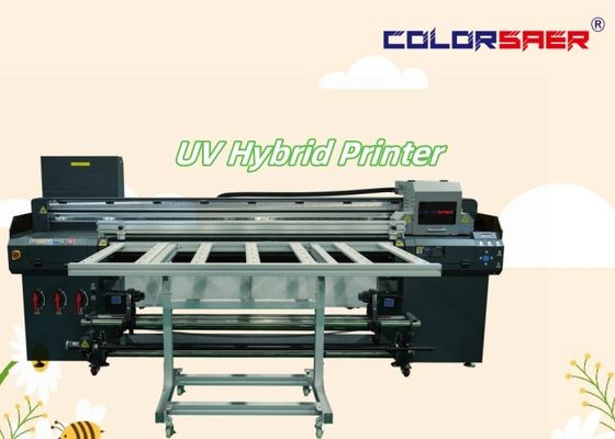6 feet Digital UV Plotter Flatbed & Roll To Roll UV Hibrit Baskı Makinesi Maintop veya ONYX Yazılımı ile