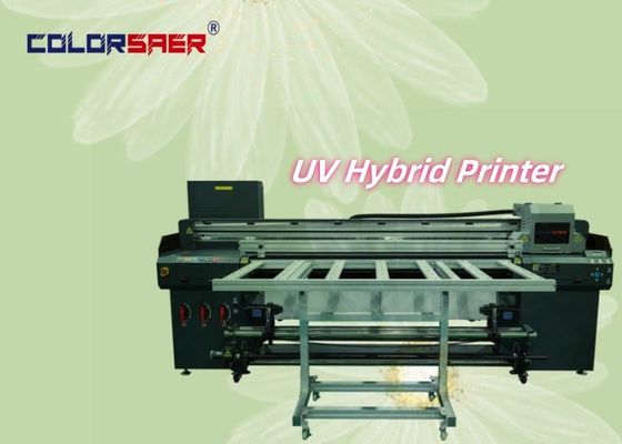 Yeni Tasarım 1.8m 6ft Roll to Roll ve Flatbed UV yazıcı farklı malzemeler için