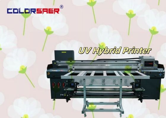 Dijital 180cm yeni tasarım UV plotör rulo rulo ve düz yataklı UV Hibrit Yazıcı