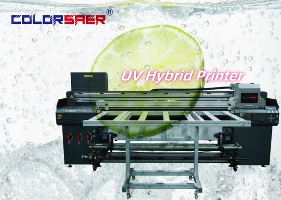 Fabrika Satışı Otomatik Dijital UV Mürekkep Atış Çizgici Düz yatak ve Yuvarlak Yuvarlak UV Hibrit Yazıcı