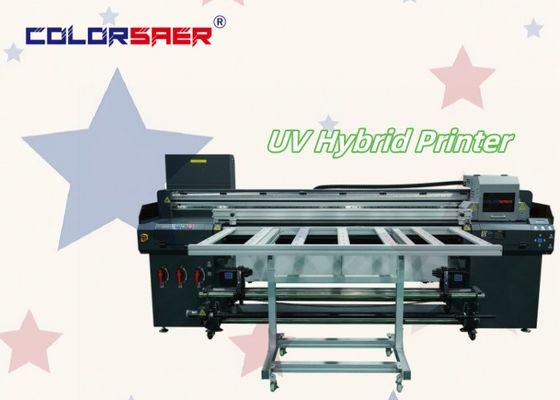 Ruloya Rulo Düz baskı Poster Reklam Elektronik Dekorasyon Malzemeleri El sanatı için UV Hibrit Yazıcı