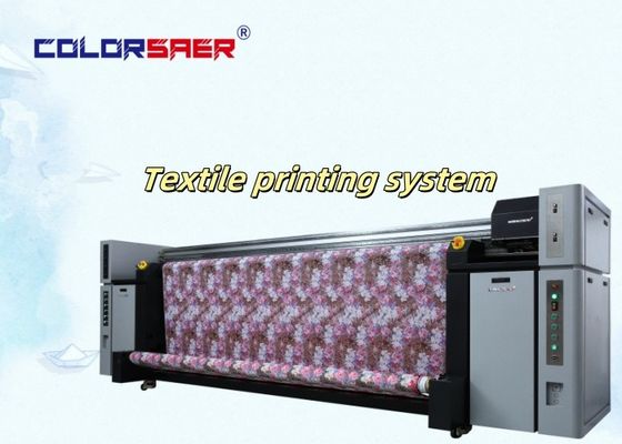 Endüstriyel Dijital Mürekkep Püskürtmeli Tekstil / Kumaş Geniş Format Boya Süblimasyon Plotter