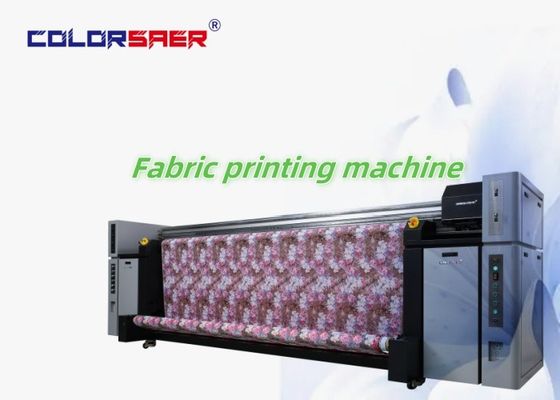 Şanghay Fabrikası Büyük Boyutlu Boya Sublimasyon Tekstil / Kumaş Mürekkep Jeti Baskı Makinesi