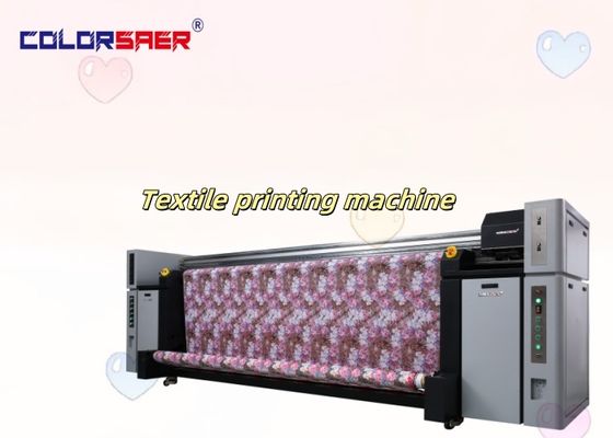 Yüksek çözünürlüklü büyük formatlı dijital mürekkep püskürtücüsü doğrudan tekstil için