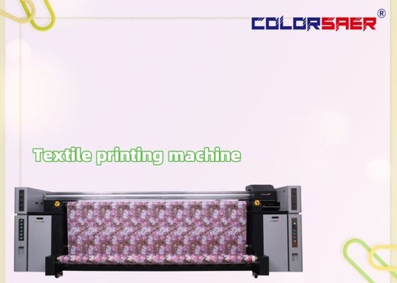 Color SAER Hepsi Bir Arada 8 Adet I3200 Kafa Mürekkep Püskürtmeli Yazıcı Rulo Rulo Kumaş Baskı Makinesi