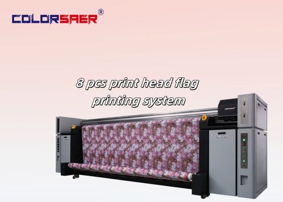 Çin'de Üretilen Geniş Format Rulo - Rulo Hepsi Bir Arada Pamuk ve Polyester Tekstil Baskı Makinesi