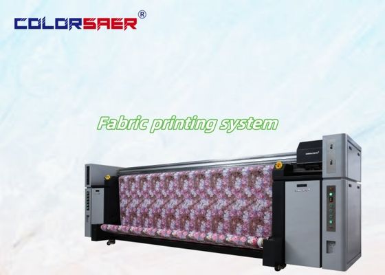 Çin'de Üretilen Geniş Format Rulo - Rulo Hepsi Bir Arada Pamuk ve Polyester Tekstil Baskı Makinesi
