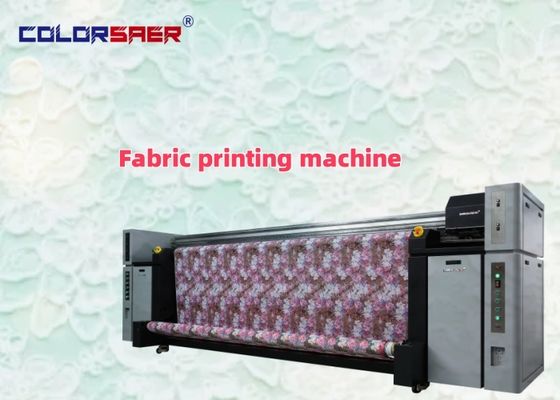 3.2 Metre Yüksek Hassasiyetli Otomatik Tekstil Baskı Makinesi Yeni Süblimasyon Yazıcı 8 Baskı Kafasıyla