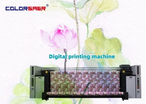 Kumaş Tekstil Baskı Makinesi Sublimasyon 8 Başlık Mürekkep Jeti Sublimasyon Dijital Yazıcı Yüksek Hız