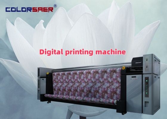 Kumaş Tekstil Baskı Makinesi Sublimasyon 8 Başlık Mürekkep Jeti Sublimasyon Dijital Yazıcı Yüksek Hız