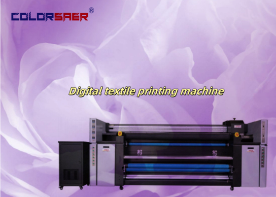 Büyük Formatlı Plotter Sublimasyon Yazıcı 4pcs I3200 Polyester ve Pamuk Kumaşları için Başlıklı Baskı Makinesi