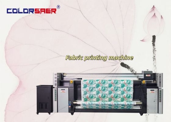 Büyük Format Dijital 2m Süblimasyon Yazıcı Makinesi, Polyester ve Pamuklu Kumaş Üzerinde I3200 Baskı Kafası ile
