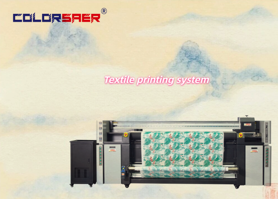 SAER Company 4 & 8 Color High Speed Fabric Digital Printing System for Cotton and Polyester Fabric