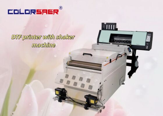 China Made Small 0.6m Wide Direct to Film DTF Printer Powder Shaking for T-shirt Garment Hoodies