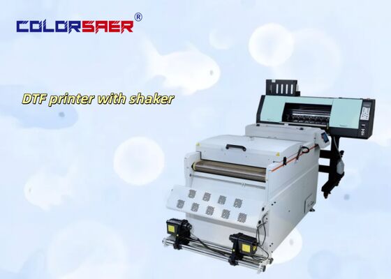 DTF tişört baskı makinesi 24 Inç Dijital Çok Fonksiyonlu DTF Impresora Yeni Durumlu DTF Çizelci Shaker Toz Makinesi ile